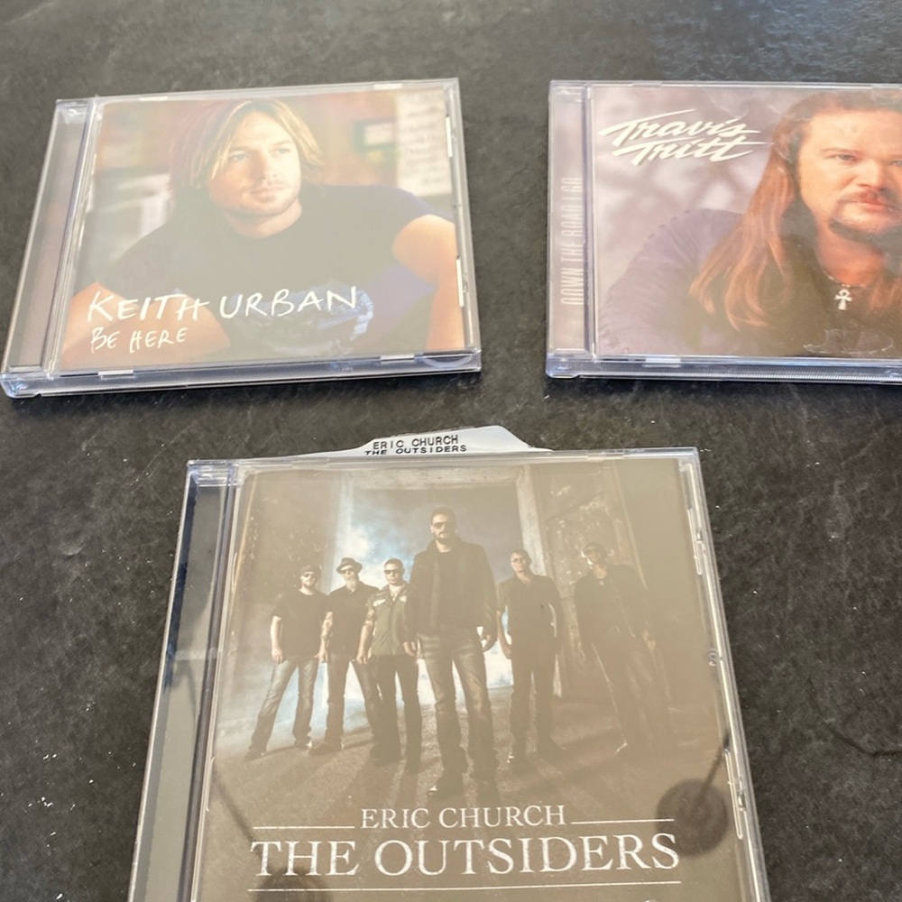Set of 3. Country music CDS.